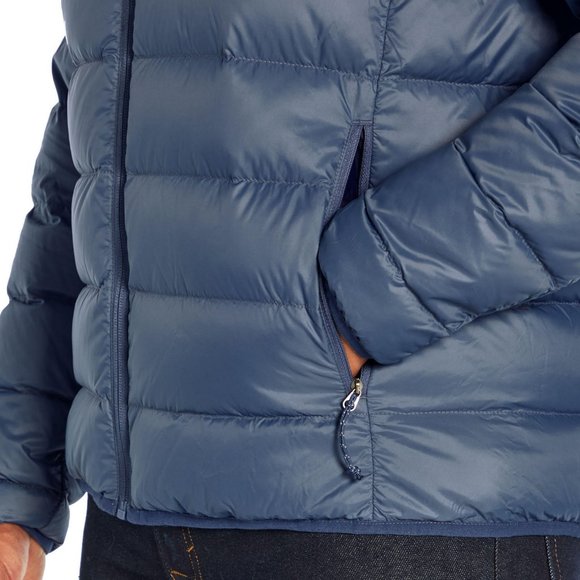 New Eddie Bauer Men's Packable Down Jacket Size XXL Water Repellent Lite Blue - Picture 9 of 12